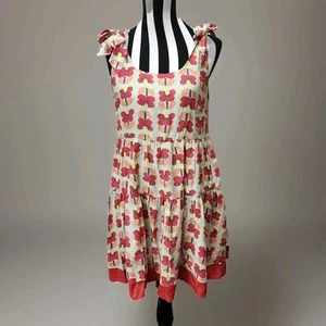 Jodifl Damen kleines Stufen Babydoll Kleid Fliege Schulter Blumenmuster - Bild 1 von 8