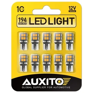 AUXITO 168 194 921 License Side Marker Light Canbus LED Bulb Amber Yellow 10X ED - Picture 1 of 8