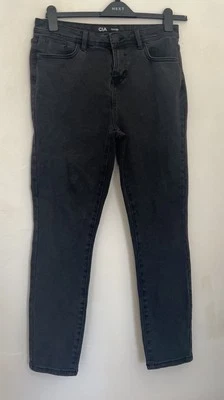 George Black Distressed Jeans Size 12 - Image 1 of 4