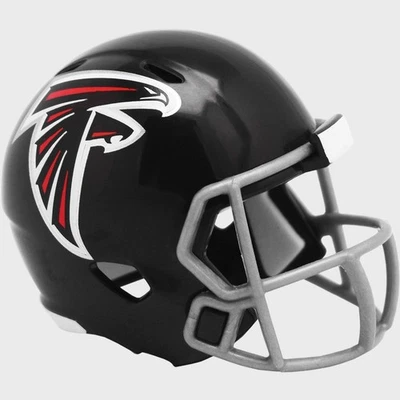 Capacete de futebol Atlanta Falcons Revolution mini bolso tamanho profissional - Imagem 1 de 4