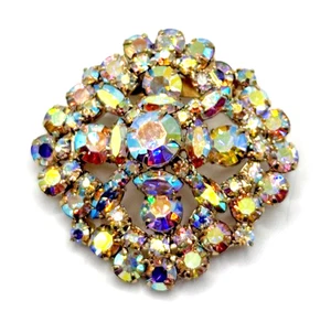 Vintage Juliana D & E AB Rhinestone Brooch - Picture 1 of 9