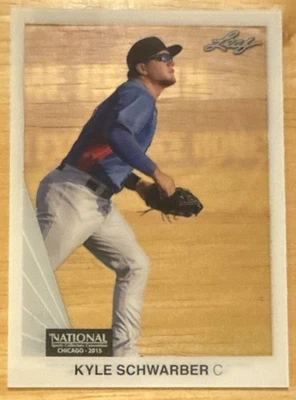 Kyle Schwarber 2015 Leaf Acetate NATIONAL CHICAGO EDITION Rookie #ks1 (7414) - Imagem 1 de 2
