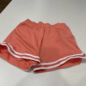 DSG Girls' Mid Rise Performance Mesh Shorts Coral Sky M - Picture 1 of 3