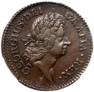 1722 M 4.1-Bb.1 R-5 PCGS XF 45 Wood's Hibernia Halfpenny Colonial Coin - Picture 1 of 3