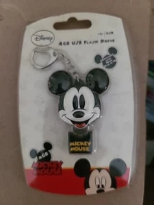Disney Mickey Mouse 4GB USB Flash Thumb Drive w/Keychain SEALED - Bild 1 von 2