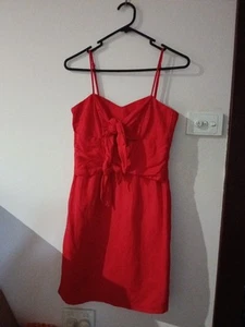 Bardot Women's Red Dress Size 6 Great Condition - Picture 1 of 4