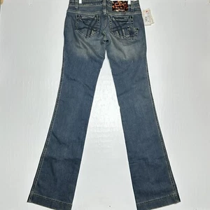Pinko Damen Bootcut Jeans Größe 31 Medium Wash Stretch NEU bestickte Taschen - Bild 1 von 13