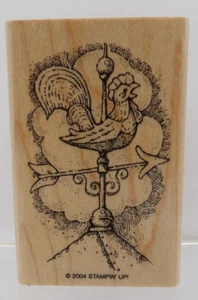 Rooster Weather Vane Stamp ©2004 Stampin' Up! - Picture 1 of 2
