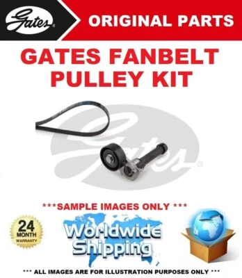 GATES FAN BELT PULLEY KIT for SKODA SUPERB 1.8 TSI 4x4 2008-2015 - Image 1 of 4