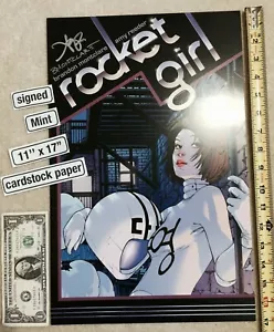 Rocket Girl 11" x 17" Print Signed by Amy Reeder + Brandon Montclare NYCC - Picture 1 of 6