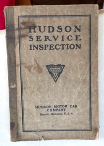 1916 Hudson Manual Service & Inspection Cards Repairs Dealers 48 States List Map - Picture 1 of 8