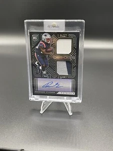 2021 Panini Obsidian Rhamondre Stevenson RPA SP #04/40 Rookie Dual Patch Auto - Picture 1 of 3