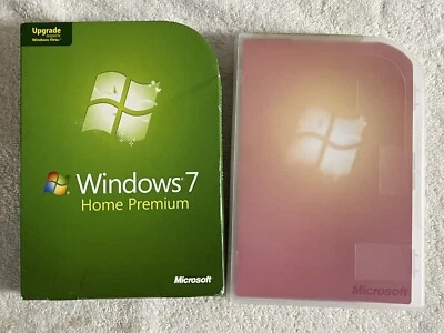 Microsoft Windows 7 Home Premium 32 & 64 Bit DVDs Genuine Retail Upgrade w/ Key - Image 1 of 4