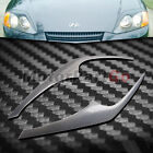 Real Carbon fiber Eyelid Eyebrow Cover Trim For Hyundai Coupe Tiburon 2003-2006