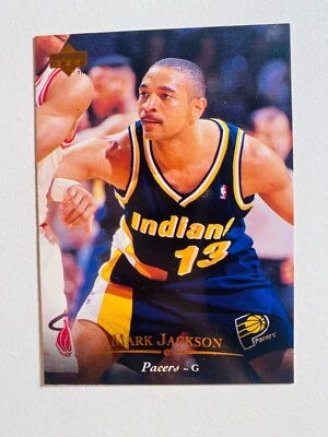1995 UPPER DECK #129 MARK JACKSON NM-MT NBA BASKETBALL CARD - Image 1 of 2