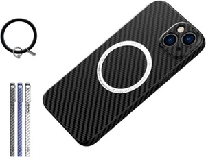 New Case Carbon Fiber Texture FramelessMagnetic Wireless &iPhone 11/12/13 ProMax - Picture 1 of 144