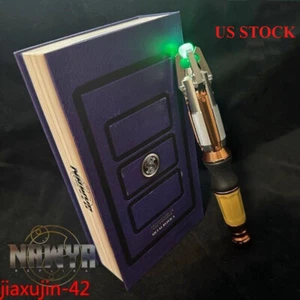 Doctor Who 11th Metal Sonic Screwdriver LED Colorful Light Cosplay Prop Replica - Picture 1 of 11
