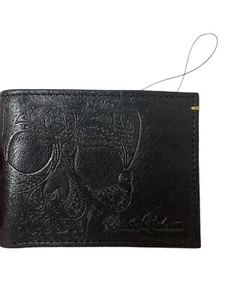 Robert Graham, Cartera Plegable de Cuero Repujado con Calavera - Negra - Imagen 1 de 5