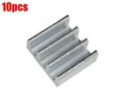 10Pcs For Cpu Silver Tone Thermal Cooling Fin Aluminum 11X11X5.5MM Heat Sink to