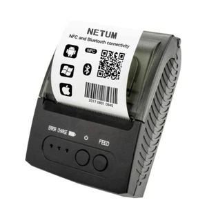 MINI TRAGBARER THERMODRUCKER BLUETOOTH KABELLOS 58MM QUITTUNGEN POS-2651014 - Bild 1 von 2