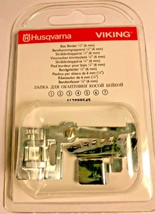 Máquina de coser Viking Husqvarna aglutinante de sesgo genuino 1⁄4 (6 mm) pie 412-9895-45 - Imagen 1 de 6
