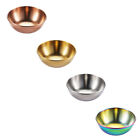4Pcs Stainless Steel Seasoning Dishes For Home Kitchen (Multi Color)
