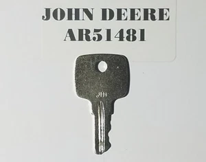 (2) JOHN DEERE KEYS, 2 KEYS #AR51481 fits many of John Deere JD Heavy Equipment - Picture 1 of 2