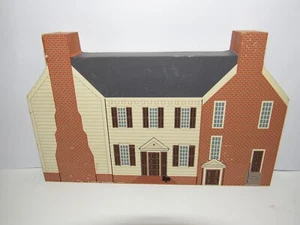 The Cats Meow Tuckahoe Plantation Wood Mt Rushmore Wood Shelf Sitter house - Picture 1 of 2