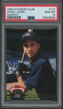 1993 Topps Stadium Club Murphy #117 Derek Jeter RC Rookie Gem Mint PSA 10