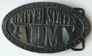 Vintage United States Army Messing Gürtelschnalle  - Bild 1 von 4