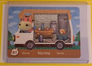 Casa rodante Norma - 41 - serie de bienvenida - auténtica tarjeta amiibo de cruce de animales - Imagen 1 de 1