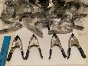 NEW LOT OF 36 - 4" SPRING CLAMPS WITH PVC COATED TIPS & HANDLES - Picture 1 of 5
