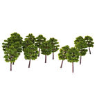 40 stücke Modell Bäume Tiefgrün Für Spur N Eisenbahn Bauen Park Layout