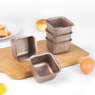 Small Square Toast Bread Baking Pans Non-Stick Carbon Steel Loaf Baking Tray ^~