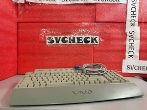 SONY VAIO PCVA-KB1P/UB WIRED KEYBOARD GRAY - Picture 1 of 10