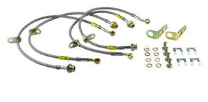 Goodridge USA 20024 G-STOP SS Braided Brake Line Kit Fits 06-11 Civic - Picture 1 of 4