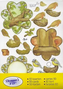 Donna's 3D. Cardmaking Kit. Cardmaking Crafts Decoupage Craft Kits - Picture 1 of 2