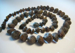 Herren Halskette roher echter baltischer Bernstein 51 cm!!! - Bild 1 von 3