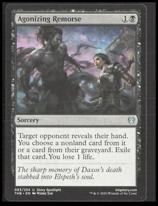 MTG Agonizing Remorse 83 Uncommon Theros Beyond Death Card CB-1-2-A-42 - Bild 1 von 6