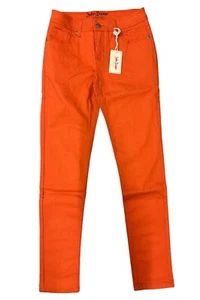 Damen Hose Jeans Stretch-Hose Damenhose Denim JOHN BANER orange NEU Größe 36 - Picture 1 of 2