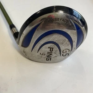 Ping G5 3 Wood 455 SS Face 15° Degree Soft Regular Golf Club Driver RH - Picture 1 of 6