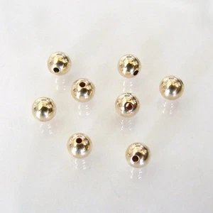 50 Gold Filled 2.5mm Round Seamless Beads, Made in the USA - Picture 1 of 1
