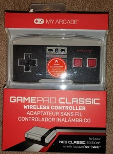My Arcade GamePad Classic Wireless Controller for NES Classic, Wii & Wii U (NEW) - Picture 1 of 5