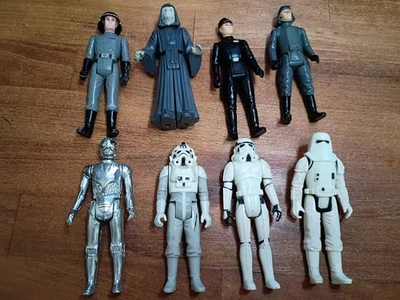 Lote de figuras de colección Star Wars Kenner 1977-1983 AT-AT Death Squad Comm Star Droid Foto 1 de 4