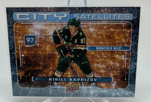 2024-25 Upper Deck Serie 1 City Satellites Speckle Kirill Kaprizov #CS-8 Wild - Foto 1 di 2