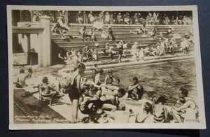 Piscina, Manor Richelieu Murray Bay, PQ QUEBEC CANADA vera foto cartolina - Foto 1 di 2