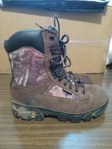 Texas Steer Camo Thinsulate Wildleder KIRIT wasserdicht Arbeit Jagd Stiefel Herren Größe 7W - Bild 1 von 7