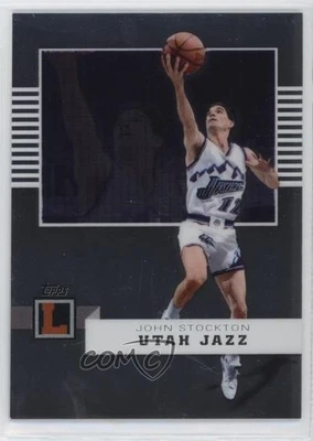2007-08 Topps Letterman /599 John Stockton #42 HOF - Image 1 of 2