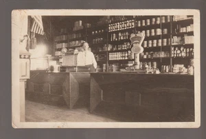Blackberry MINNESOTA RPPC 1910 INTERIOR GENERAL STORE nr Grand Rapids GHOST TOWN - Bild 1 von 3