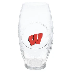 Wisconsin Badgers 23oz. Football Glass - Picture 1 of 1